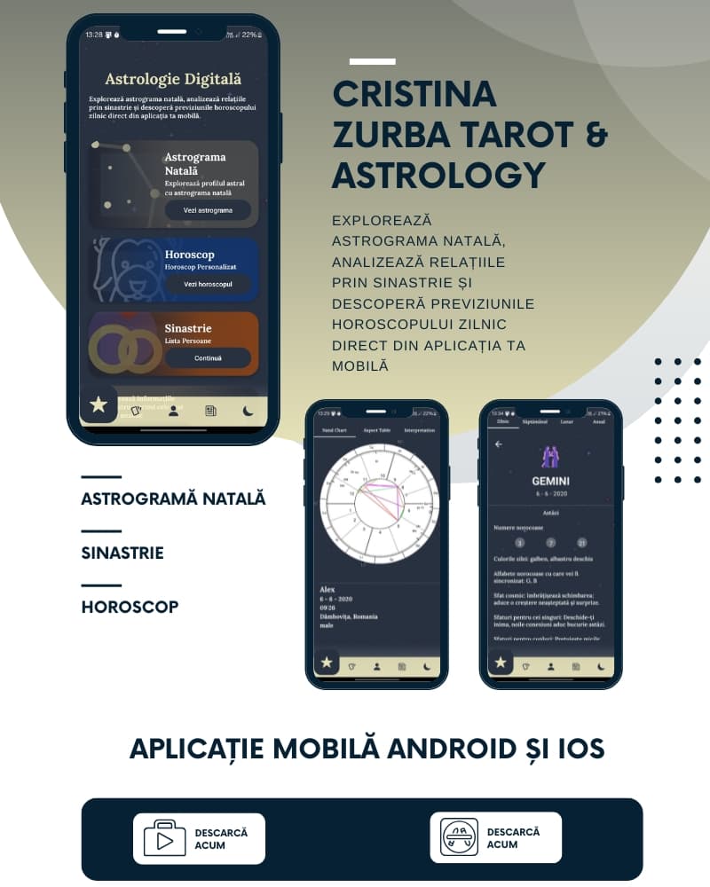 Aplicație Mobilă Android si Ios 'Cristina Zurba'