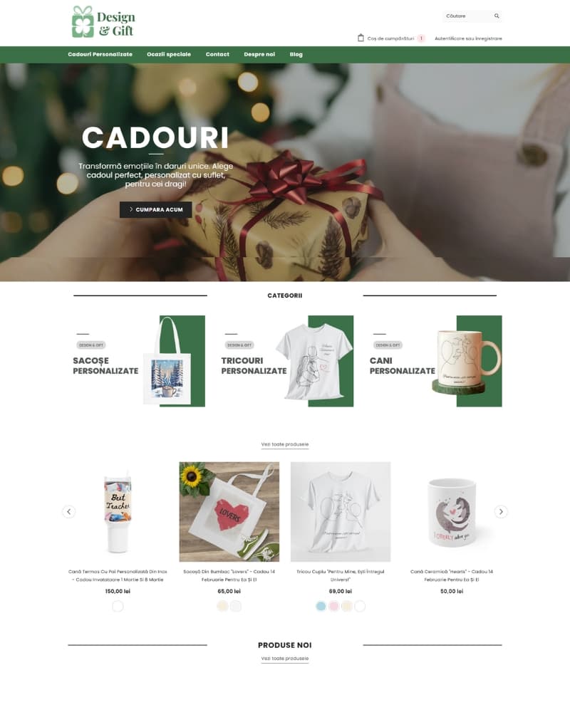 Magazin online Design and Gift